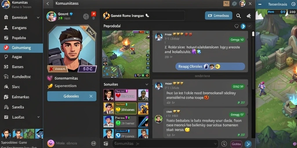 Screenshot menampilkan berbagai pilihan permainan menarik.