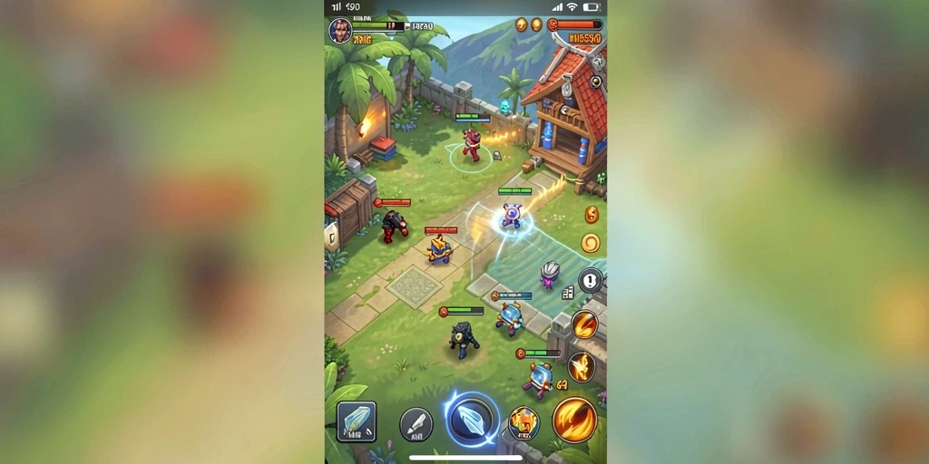 Screenshot menunjukkan tampilan awal permainan dengan berbagai pilihan slot.
