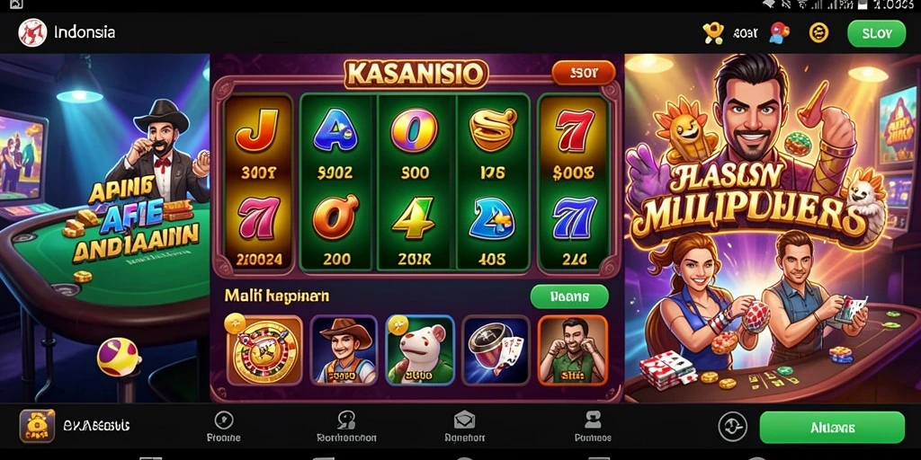 Tampilan menarik dari permainan slot klasik.