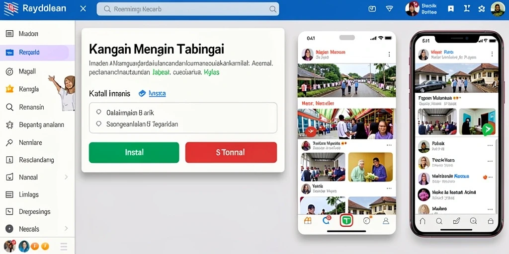 Tangkapan layar menampilkan grafis yang memukau.