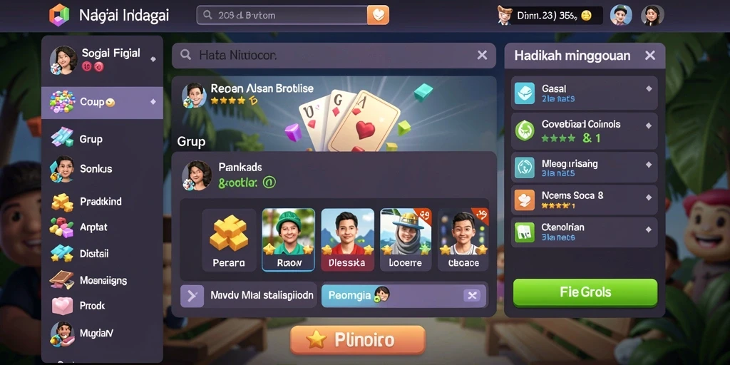 Screenshot menampilkan grafis menarik dari permainan.