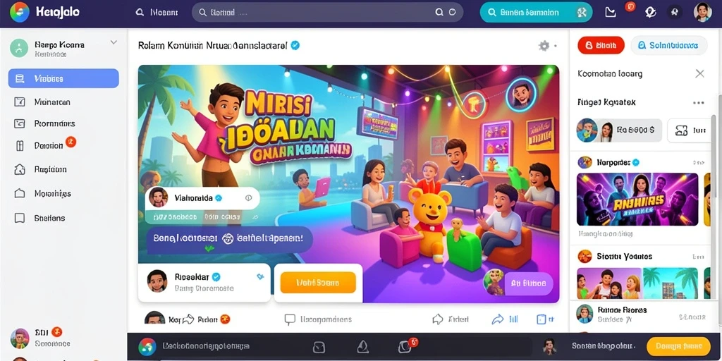 Tampilan antarmuka yang intuitif dan menarik.