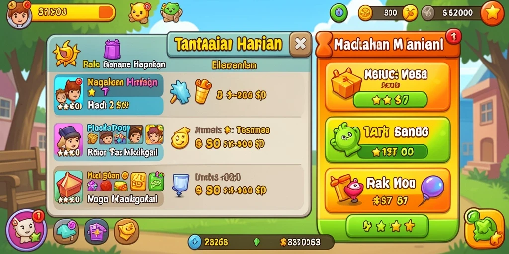 Tampilan grafis yang memukau dan menarik perhatian.