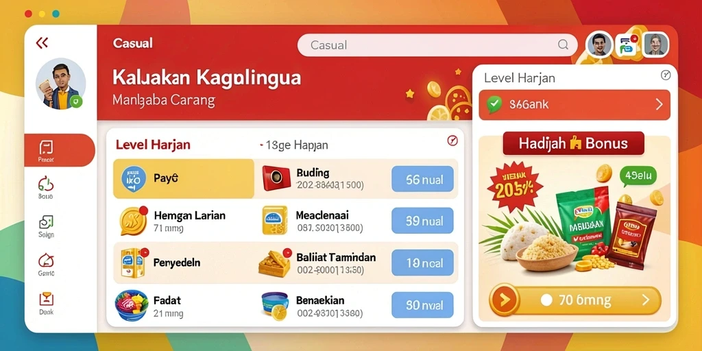 Tampilan antarmuka yang ramah pengguna.