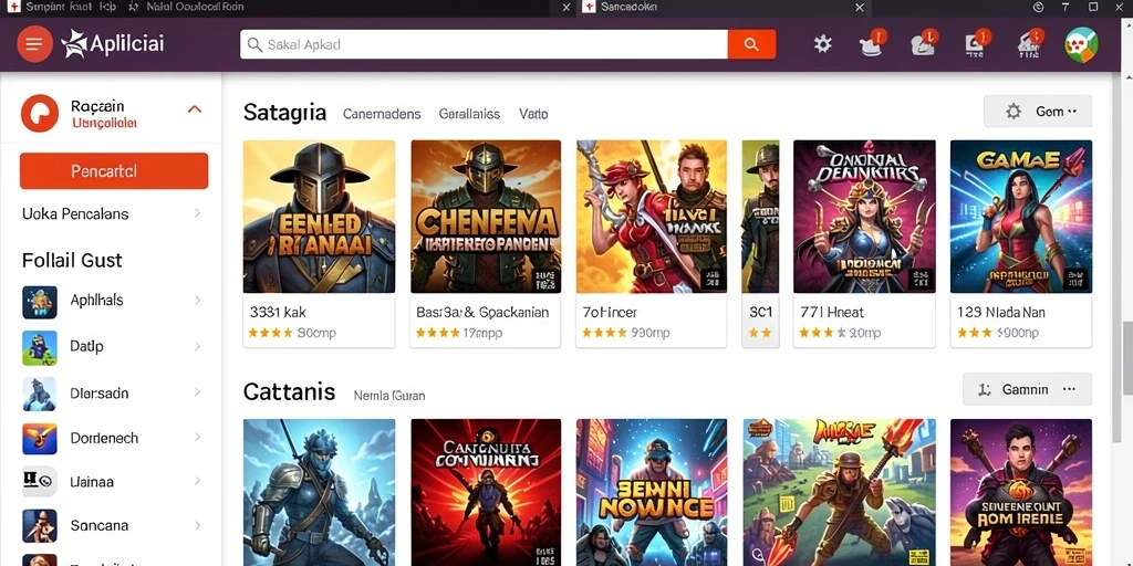 Tangkapan layar gameplay yang mendebarkan.