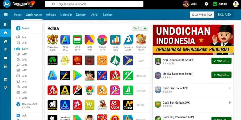 Tampilan awal yang menarik dan informatif.