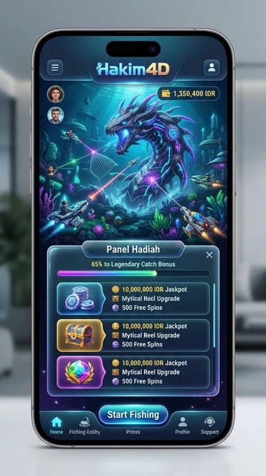 Cuplikan layar menu unduhan hakim4d untuk perangkat Android
